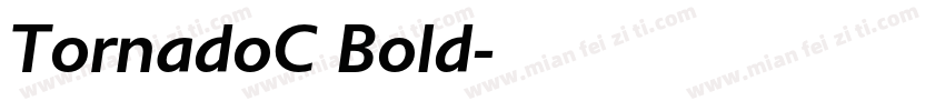 TornadoC Bold字体转换